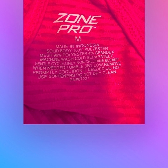 Cute Zone Pro Athletic / Workout Top - Picture 5 of 5